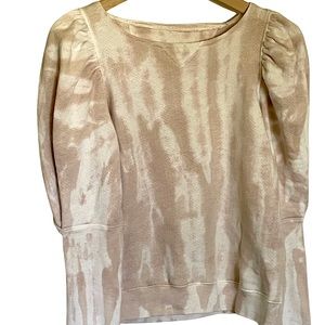 Ulla Johnson Blush Pink Tie Dye Sweatshirt